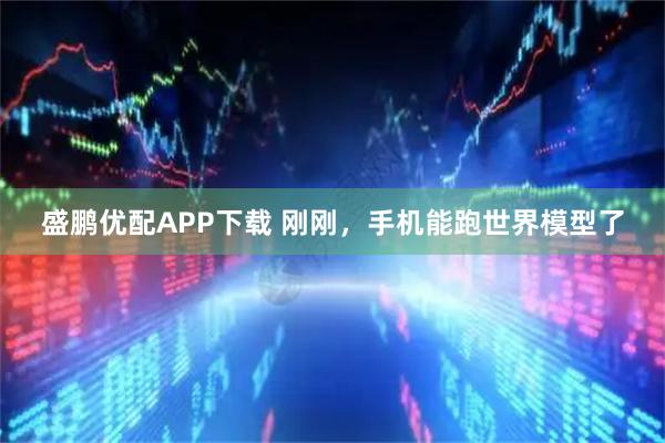 盛鹏优配APP下载 刚刚，手机能跑世界模型了
